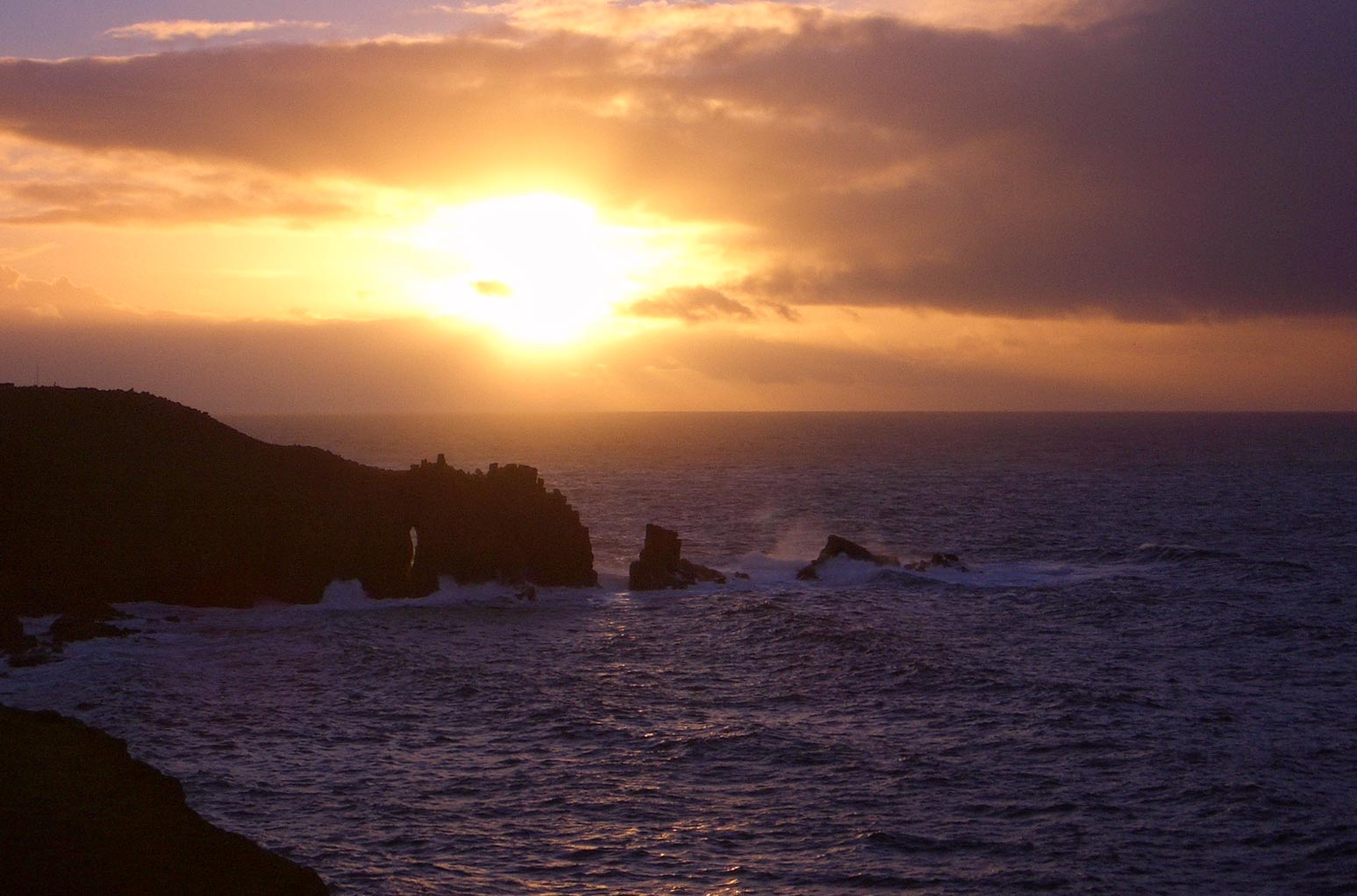 Sunset at Land's End | Cornwall Guide Images