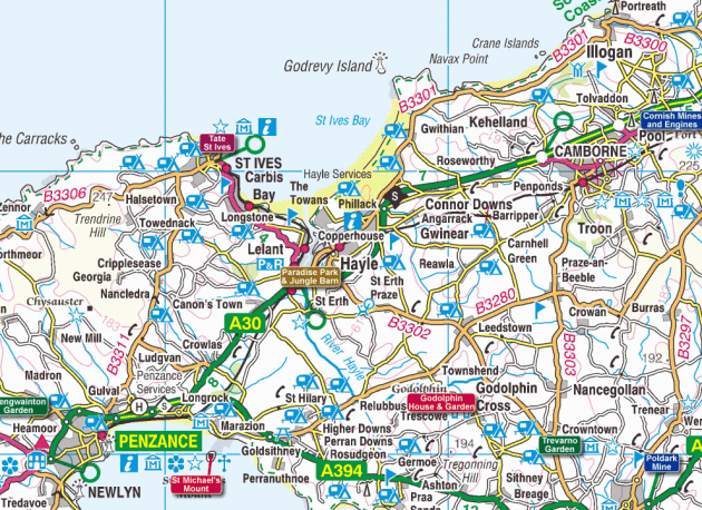 Cornwall Map | Cornwall Guide