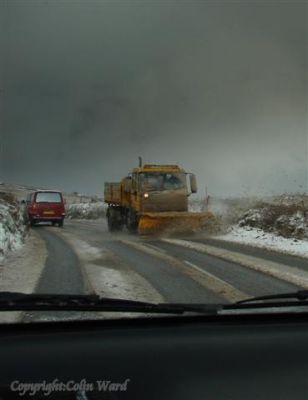Snow Plough on the St Just Road