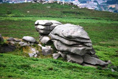 Granite rocks at Carn Brea
