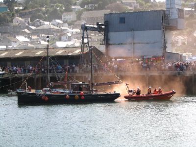 Lifeboat rescue demonstration