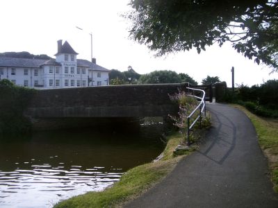 Bude Canal and Falcon Hotel