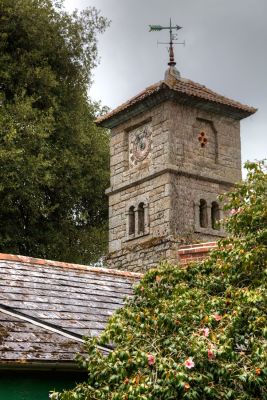 Enys House clock tower