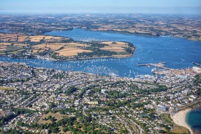 Falmouth from the air