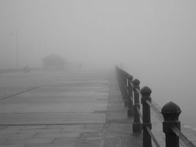 Foggy Day - Penzance Promenade