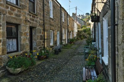 Cottages in the Fradgan - Newlyn