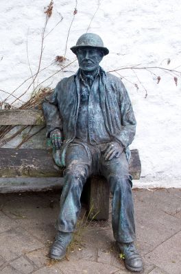 Gunislake Miner Statue