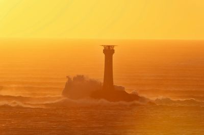 Longships Lighthouse sunset