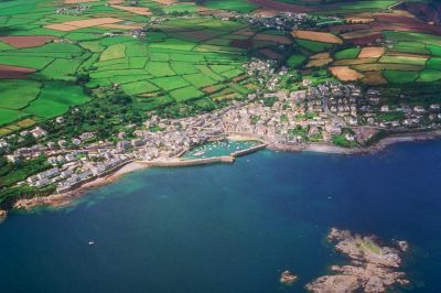 Mousehole from the air