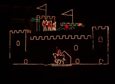 Newlyn Christmas Lights - Castle
