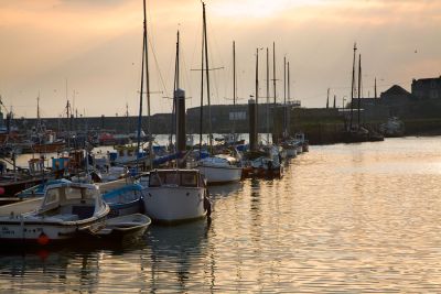 Newlyn Harbour - Calm before the storm