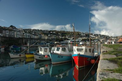 Newlyn Harbour Boats