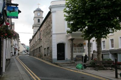 Penryn Market Street and Town Hall