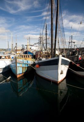 Boats in Penzance Harbour