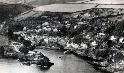 Polperro - 1950s Aerial View