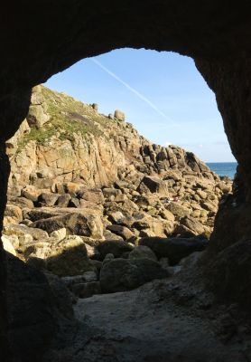 View from the tunnel - Porthgwarra