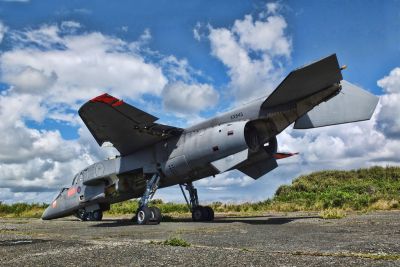 RAF Sepecat Jaguar (XX845) wreck, Predannack Airfield
