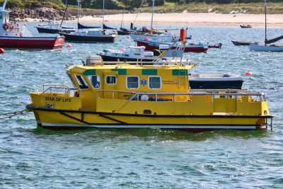 Star of Life water ambulance - Isles of Scilly