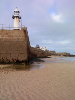 St Ives Pier and Lighthouse