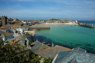 St Ives - view to the harbour