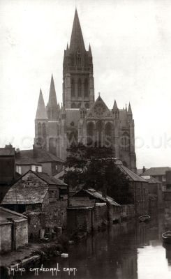 Truro River and Cathedral - 1900s