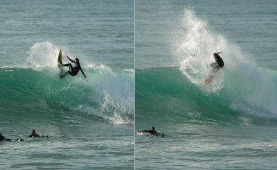 Whacking the Lip at Porthleven