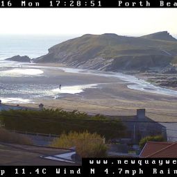 Porth Beach Newquay webcam